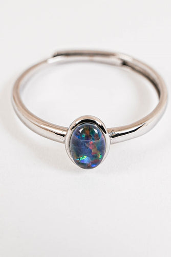 Stunning Dark Green Opal Ring – Sergio's Silver From Taxco